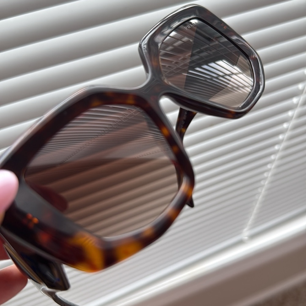 Prada Tortoise / Brown Gradient Sunglasses - image 7